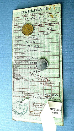 Old green logbook rf60 from - old,