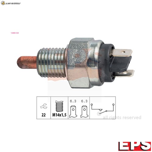 Switch reverse light 860 - reverse, 1.860.124