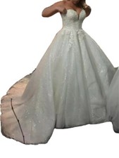 UK White Ivory Strapless A