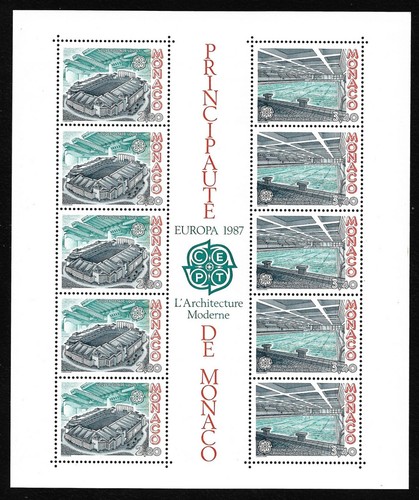 Monaco stamps sheetlet block - stamps,