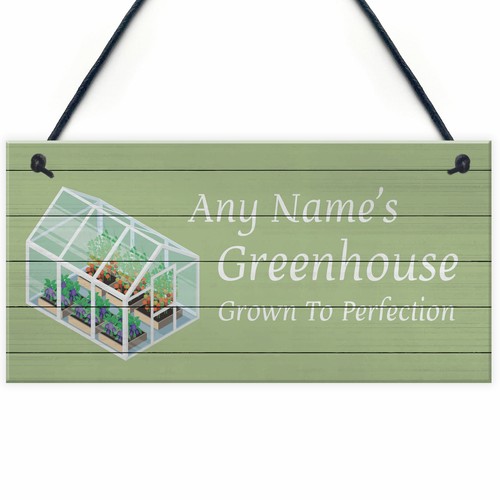 Novelty greenhouse sign - novelty,