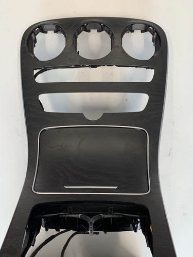 Center console wood trim - center,