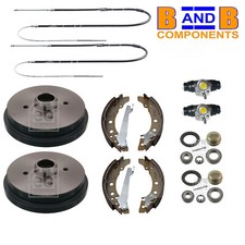 Brake drums shoes kit golf - brake, vw
