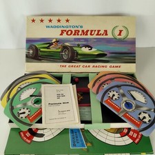 Vintage Formula 1 First Edition Board Game Waddington's Racing Car Vintage