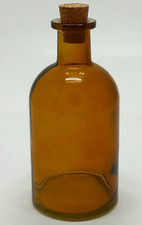 Amber Colored Round Glass