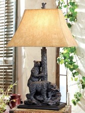 Double Bear Table Lamp Twin