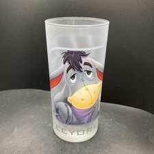 Disney Store Exclusive Eeyore Since 1966 Tall Drinking Glass *Flawed*