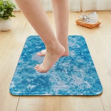 New Marble Bath Mat Non Slip