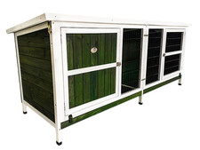 EXTRA LARGE RABBIT HUTCH THUMPER GREEN