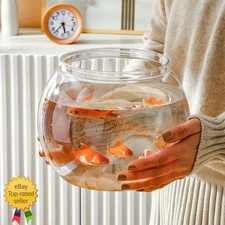Plastic transparent round fish - plastic,