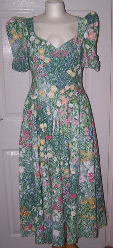 Vintage floral dress - vintage,