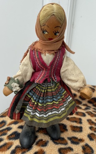 Vintage polish wooden - wooden, peg