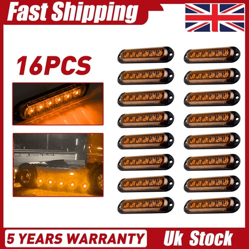 Orange amber 12v led side - 12v,