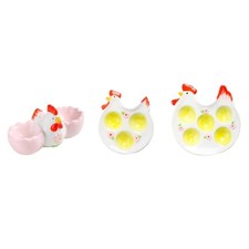 Ceramic Egg Stand Egg Cup Tray