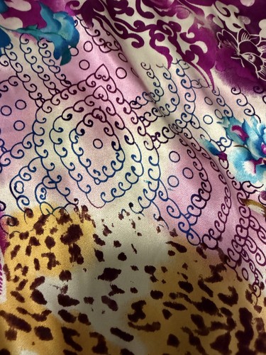 100 pure silk printed - 100%,
