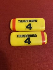 Listing 2 JR 21 Thunderbird 4 Original 1960s Rear Panels Slight Damage