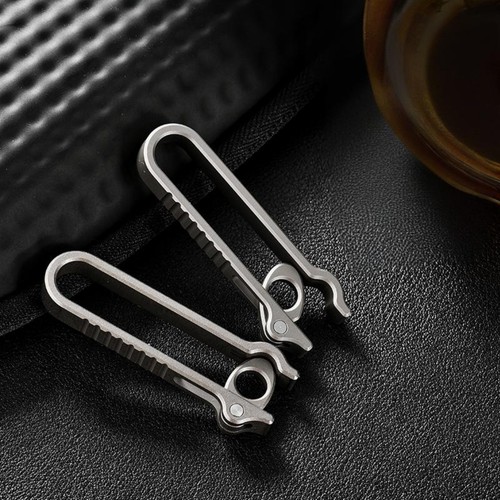 Titanium alloy edc belt clip - alloy,