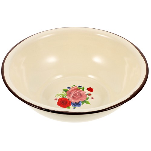 Enamel mixing bowls - mixing, old