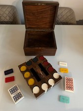 VINTAGE ANTIQUE CLAY POKER