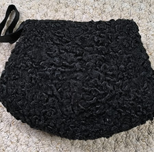 Vintage muff real astrakhan - muff,