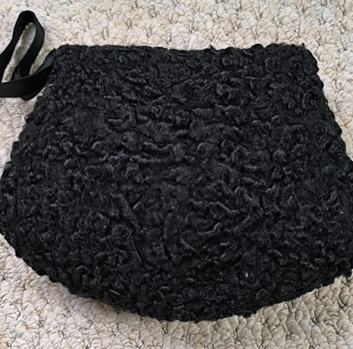 Vintage muff real astrakhan - vintage,