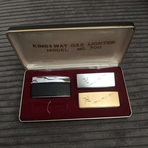 Vintage kingsway gas lighter - vintage,