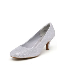Women Low Heel Pumps Round Toe