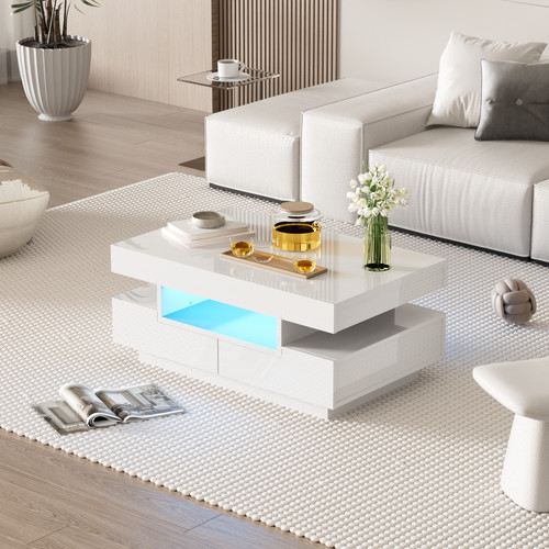 Coffee table with storage - storage,, 4