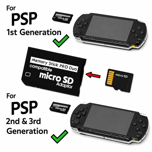 Psp card adapter - sd, sony