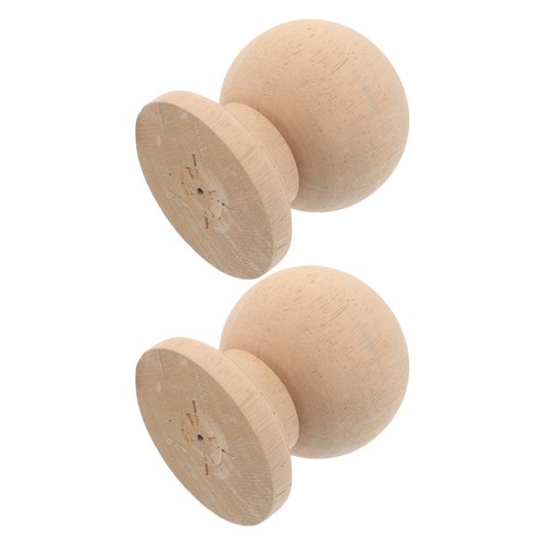 Pcs wooden finials for - 2,