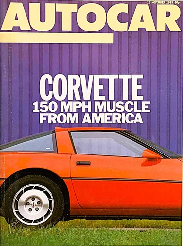 Autocar magazine nov - magazine, 13-nov-85