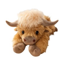 20" Highland Cow Weighted Stuffed Animal with Heating Pad - 4 lbs Warm Gift