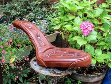 Custom Cobra Seat For Rigid Frame Bobber Chopper Harley Triumph Etc