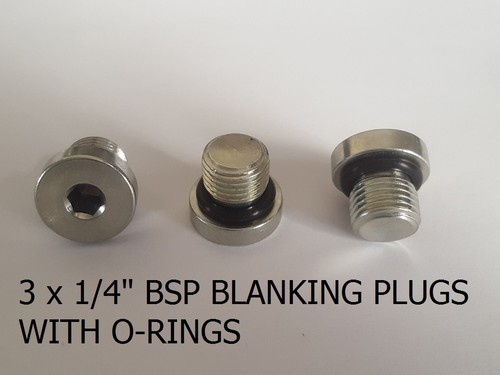 Bsp blanking plugs - 1/4",