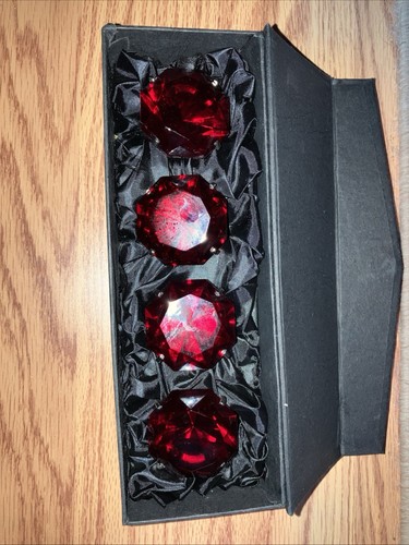Red diamond ring set 4 - diamond,