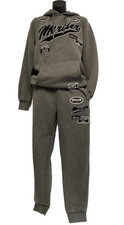 Mercier Men's Dark Grey Tracksuit Size S/Small Hoodie & M/Medium Joggers