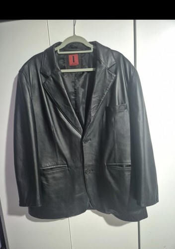 Genuine leather blazer jacket - leather,
