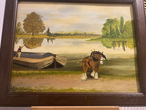 Vintage naive folk art - naive,