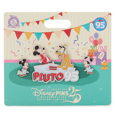Pluto 95th Anniversary Limited Edition Pin Set - Disney 2025 Collection