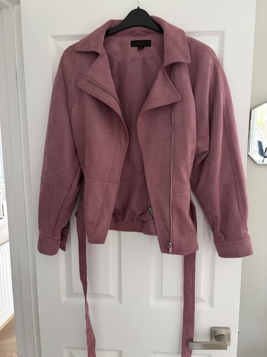 Zara pink faux suede - , jacket
