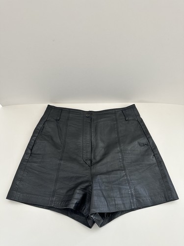 Black vintage leather - black, high