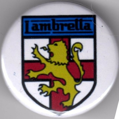 Lambretta pin button badge - lambretta,