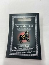 Manx Cat pin badge