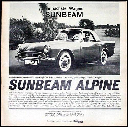 Sunbeam alpine original - alpine,,