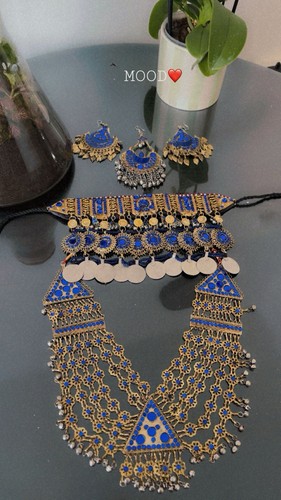 Afghan jewellery set - afghan,