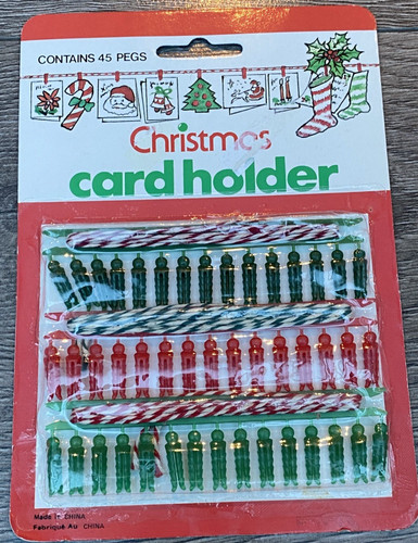 Vintage christmas hanging card - hanging,