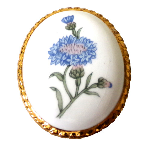 Vintage porcelain flower - vintage,