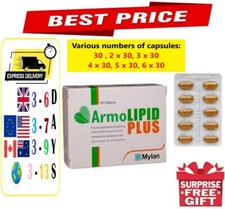 ARMOLIPID Plus Support to Control Cholesterol- 30,60,90,120,150,180 capsule size