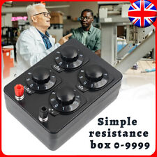 0-9999.9Ohm Variable Decade Resistor Resistance Box Physical Teaching Tool UK