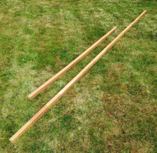 Solid Prime Oak offcuts from Kitchen Worktop 40mm thick x 2 very long sections